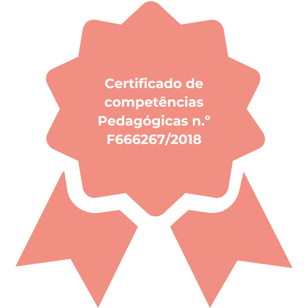 Certificado de competências Pedagógicas n.º F666267/2018